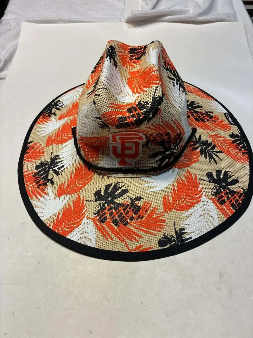 Foco San Francisco Giants Floral Straw Hat